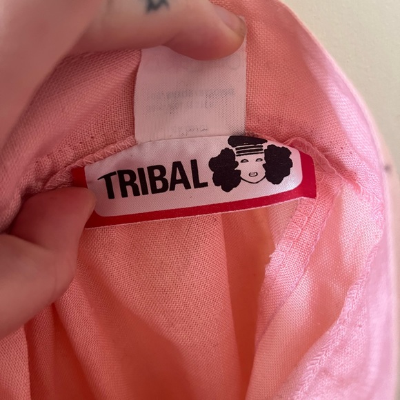 Vintage New w/ Tags! Pink 50’s Pleated Cigarette Pants / Slacks Deadstock Sears - Picture 8 of 9